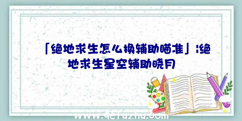 「绝地求生怎么换辅助瞄准」|绝地求生星空辅助晓月